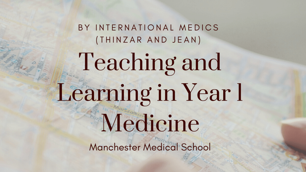 Y1 Teaching and Learning at Manchester Medical School (PBL, Self-Directed Learning, Anatomy,&nbsp;CSLC)