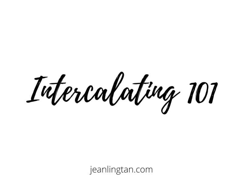 Intercalating 101