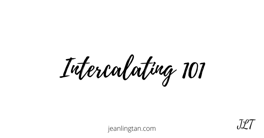 Intercalating 101